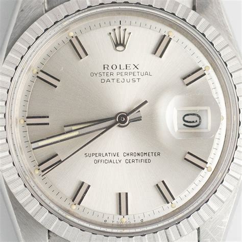 rolex datejust 1603 wide boy durchmesser